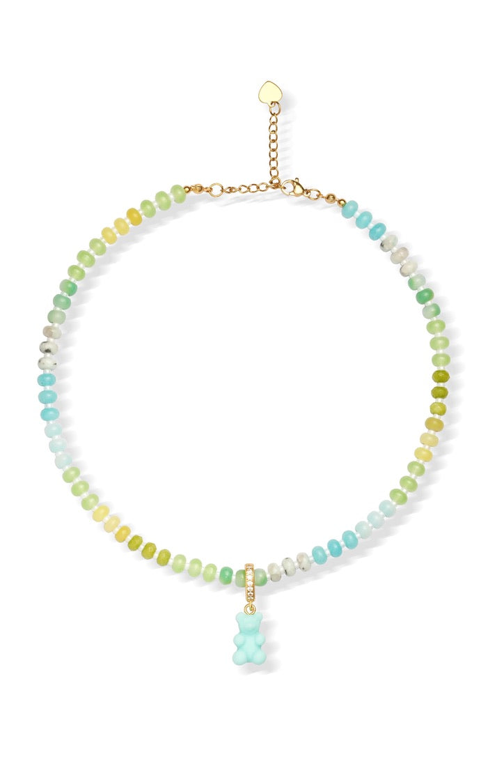 CRYSTAL HAZE CRYSTAL HAZE Tropical Bear Necklace BLUE