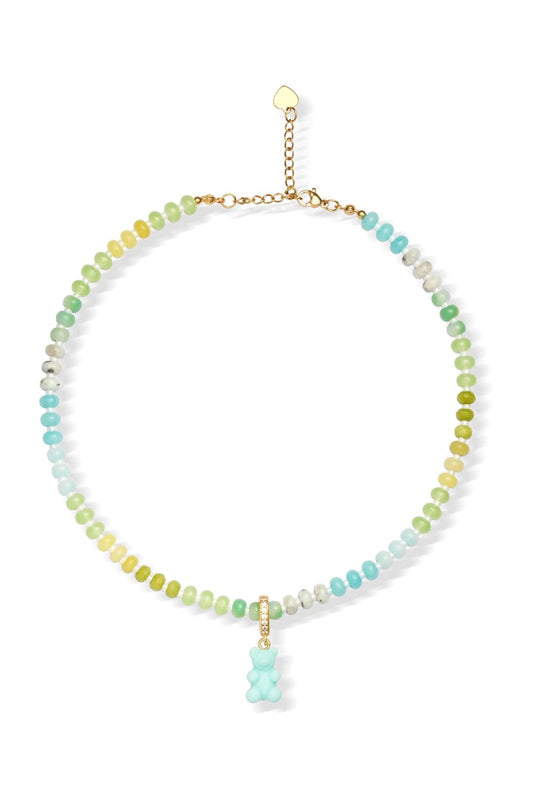 CRYSTAL HAZE CRYSTAL HAZE Tropical Bear Necklace BLUE