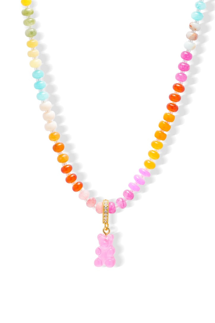 CRYSTAL HAZE CRYSTAL HAZE Tropical Bear Necklace PINK