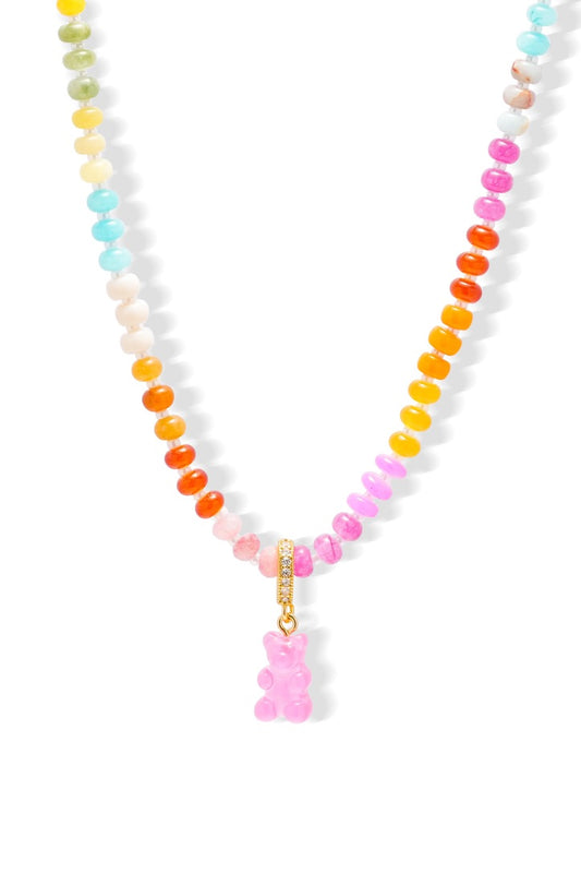 CRYSTAL HAZE CRYSTAL HAZE Tropical Bear Necklace PINK