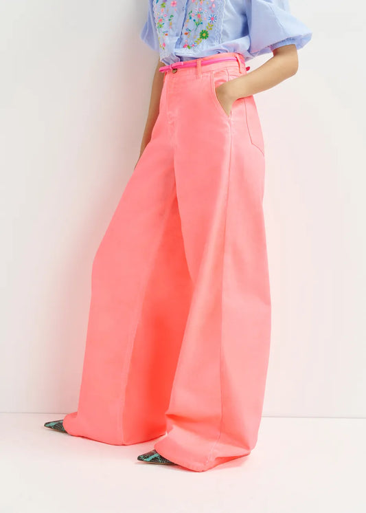 ESSENTIEL ANTWERP ESSENTIEL ANTWERP Heart Neon Wide Leg Jean