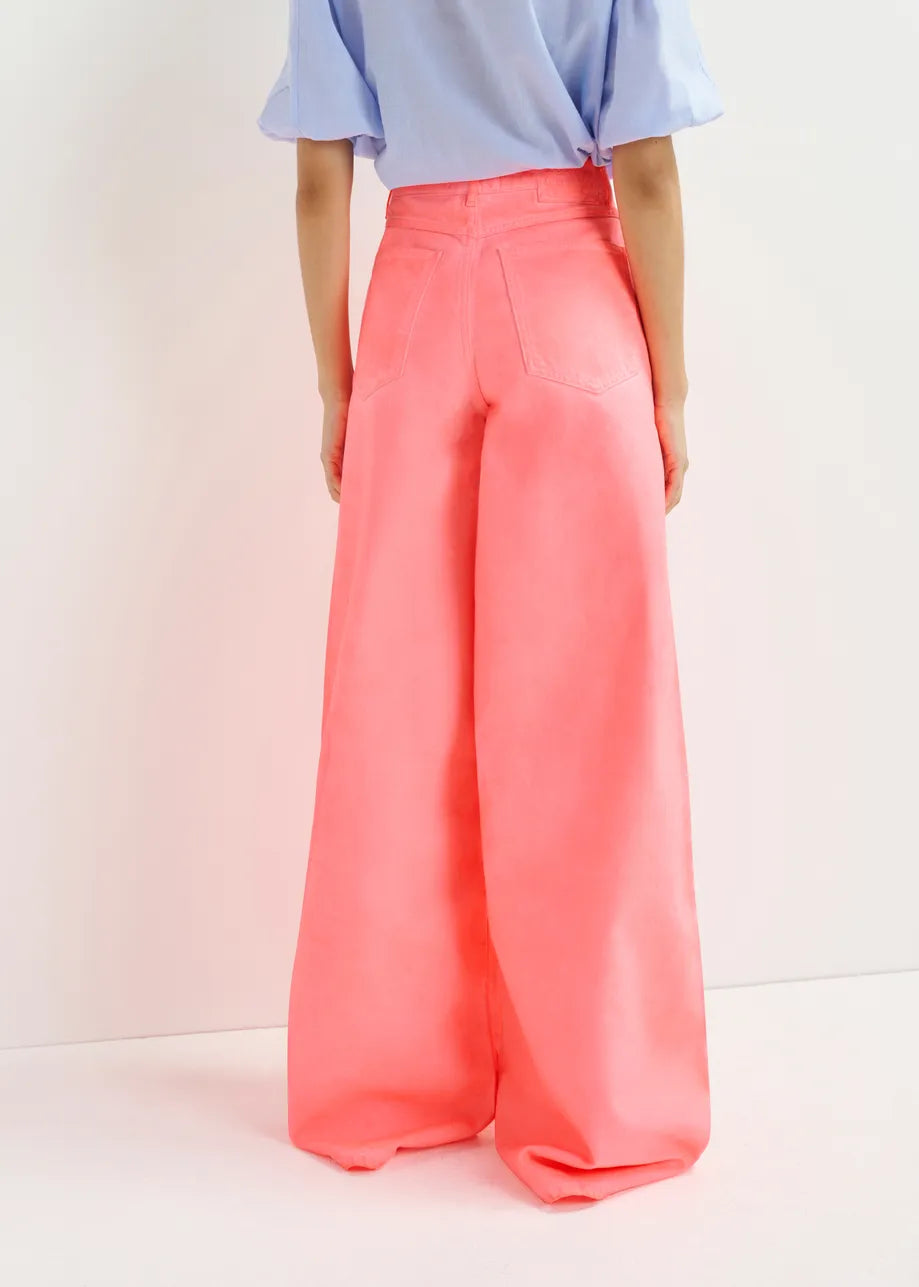 ESSENTIEL ANTWERP ESSENTIEL ANTWERP Heart Neon Wide Leg Jean