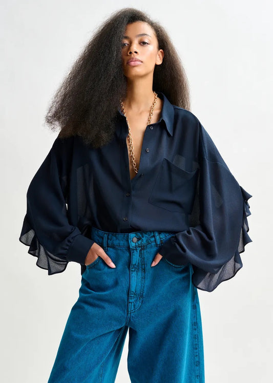 ESSENTIEL ANTWERP ESSENTIEL ANTWERP Ifire Ruffle Shirt