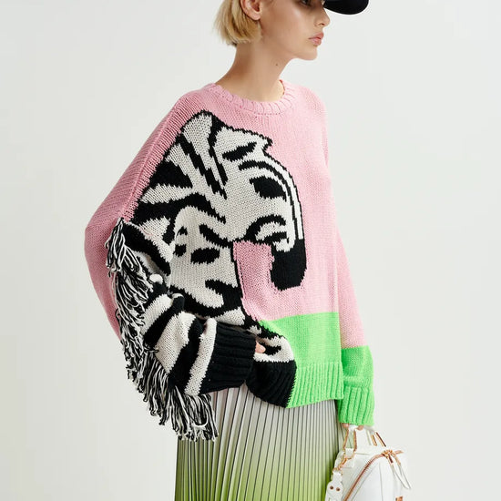 ESSENTIEL ANTWERP ESSENTIEL ANTWERP Higital Zebra Sweater S