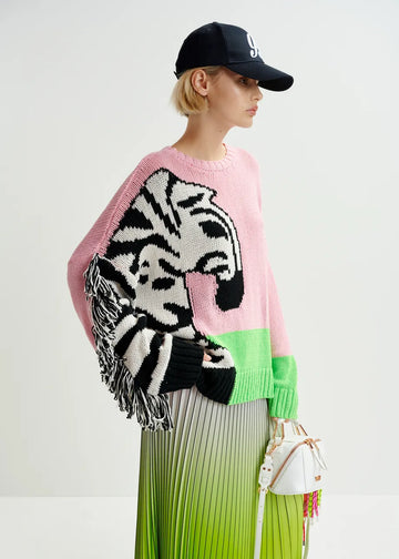ESSENTIEL ANTWERP ESSENTIEL ANTWERP Higital Zebra Sweater S