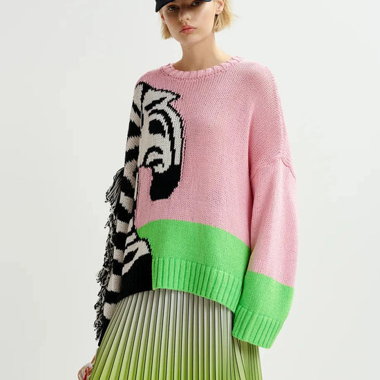 ESSENTIEL ANTWERP ESSENTIEL ANTWERP Higital Zebra Sweater S