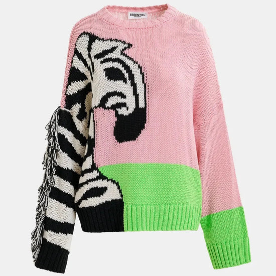 ESSENTIEL ANTWERP ESSENTIEL ANTWERP Higital Zebra Sweater S