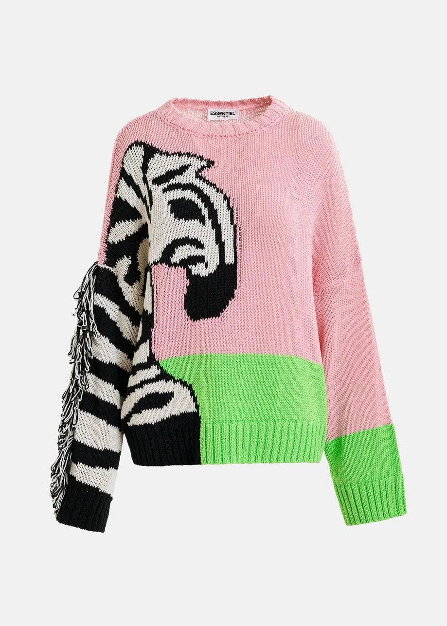 ESSENTIEL ANTWERP ESSENTIEL ANTWERP Higital Zebra Sweater S