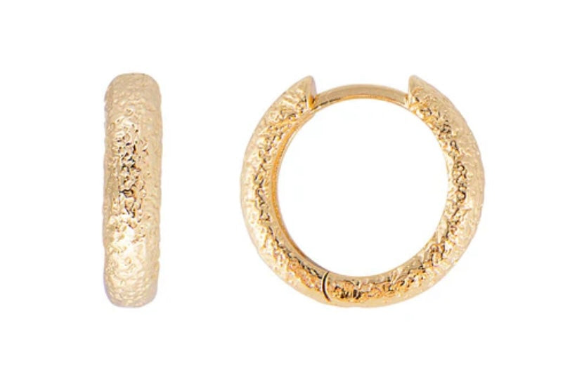 FAIRLEY FAIRLEY Antique Gold Midi Hoops AGMH