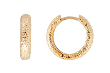 FAIRLEY FAIRLEY Antique Gold Midi Hoops AGMH