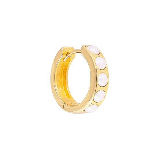 FAIRLEY FAIRLEY Crystal Pearl Midi Hoops