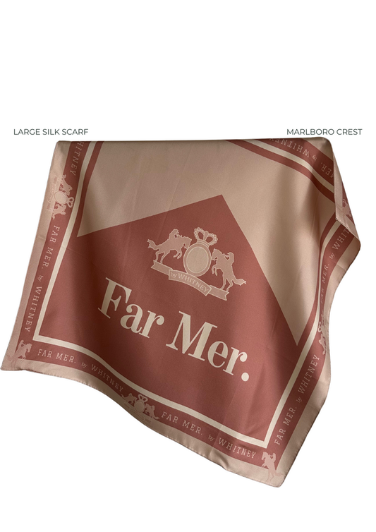 FAR MER FAR MER Silk Banadana Marlboro Crest