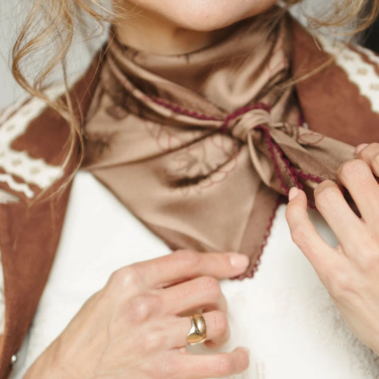 FAR MER FarMer By Whitney Silk Bandana Scarf