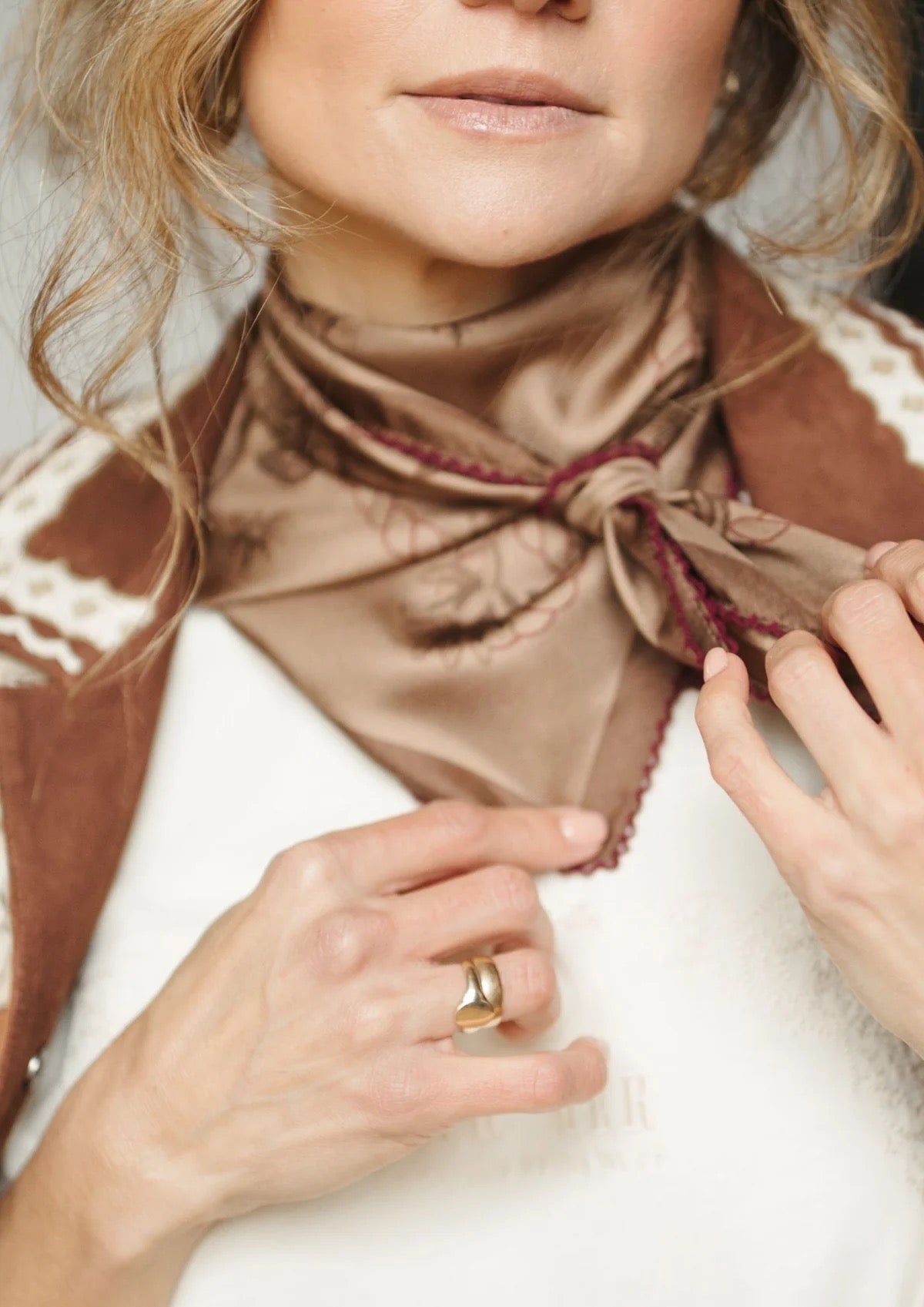 FAR MER FarMer By Whitney Silk Bandana Scarf