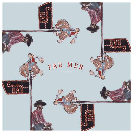 FAR MER FarMer By Whitney Silk Bandana Scarf COWBOY BAR