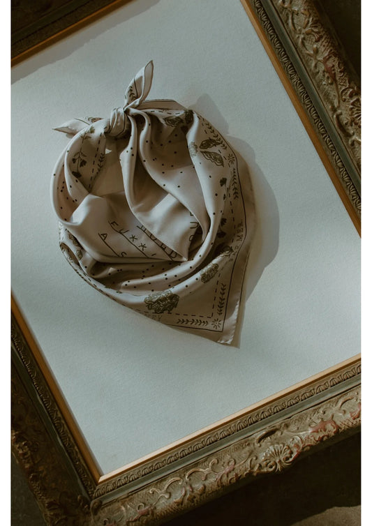 FAR MER FarMer By Whitney Silk Bandana Scarf Stampede
