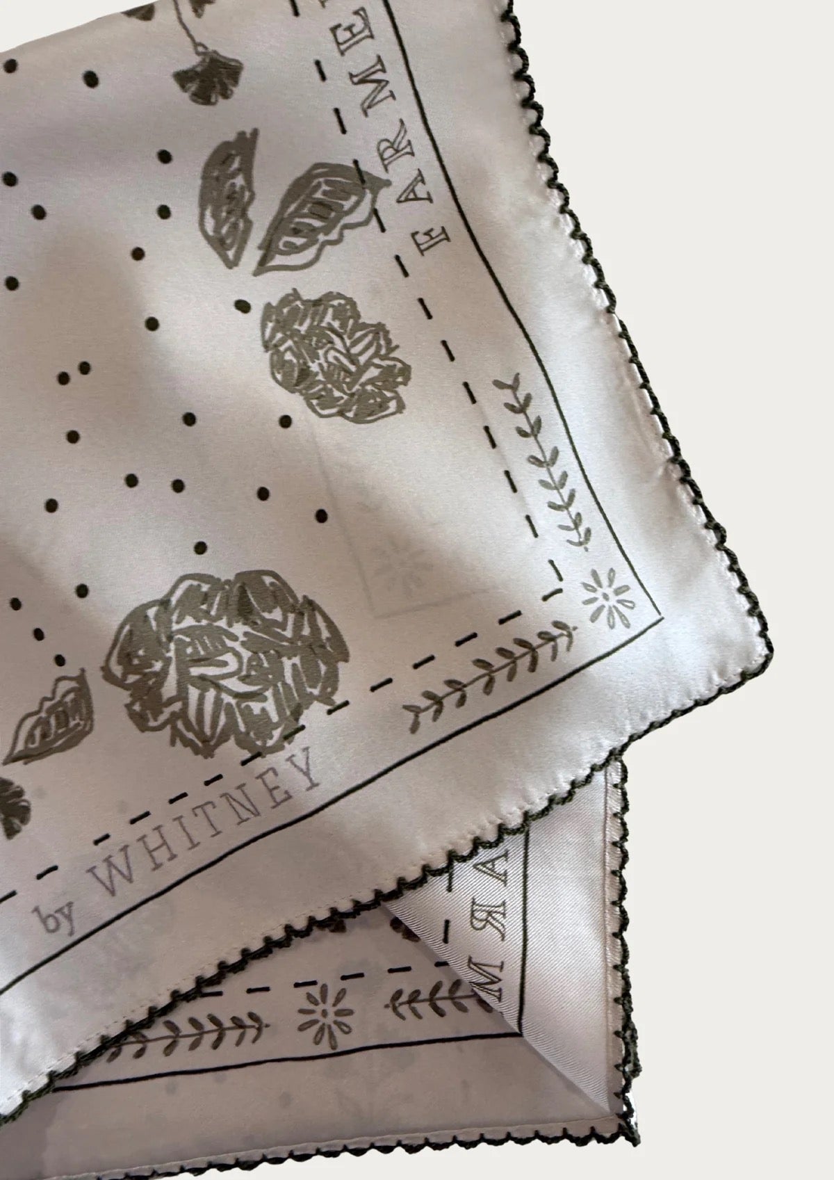 FAR MER FarMer By Whitney Silk Bandana Scarf Stampede