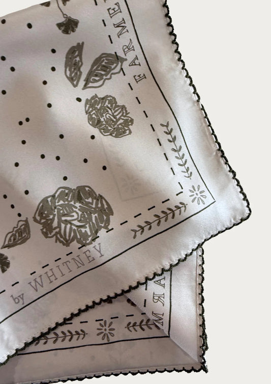 FAR MER FarMer By Whitney Silk Bandana Scarf Stampede