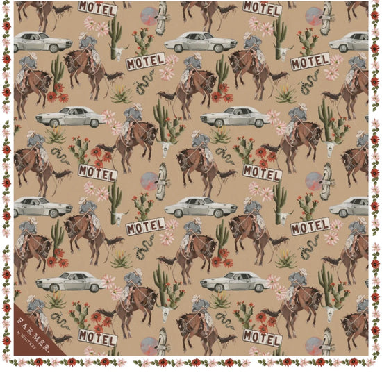 FAR MER FarMer By Whitney Silk Scarf No Man's Land