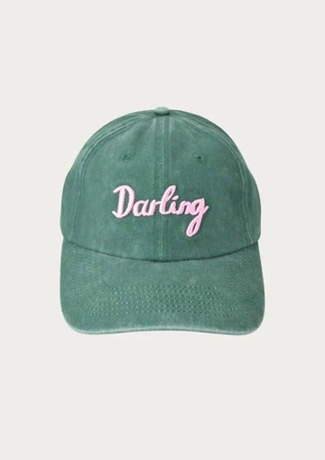FAR MER FarMer By Whitney Vintage Wash Darling Cap GREEN
