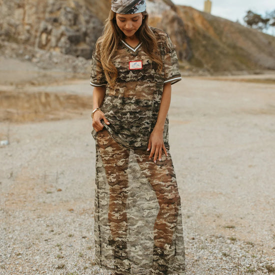 FAR MER FarMer Camo Born Lace Skirt