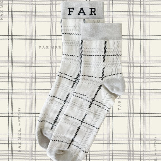 FAR MER FarMer By Whitney Plaid Socks