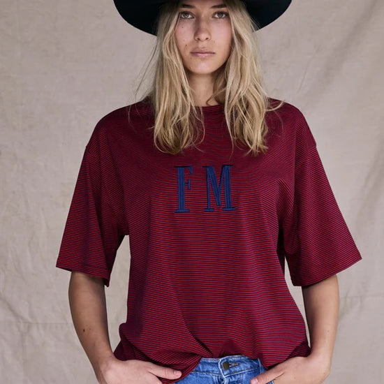 FAR MER FAR MER. By Whitney Oversized Stripe Tee