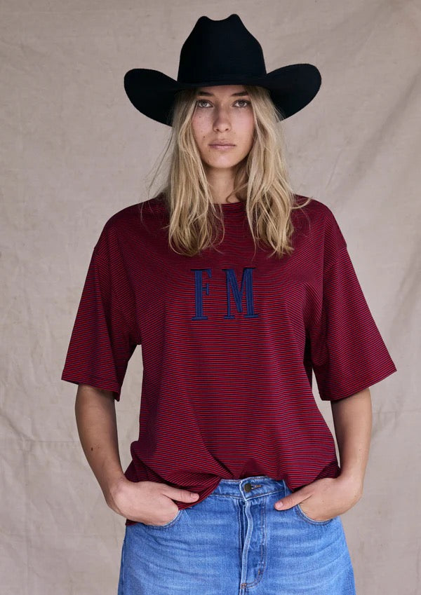 FAR MER FAR MER. By Whitney Oversized Stripe Tee
