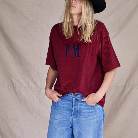 FAR MER FAR MER. By Whitney Oversized Stripe Tee