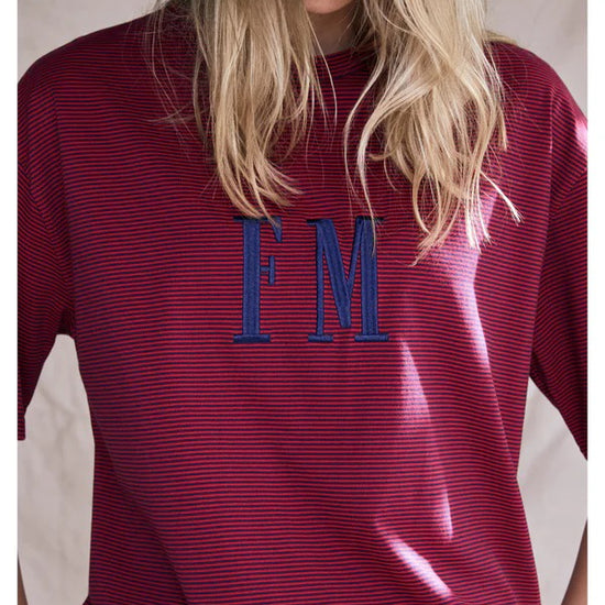 FAR MER FAR MER. By Whitney Oversized Stripe Tee