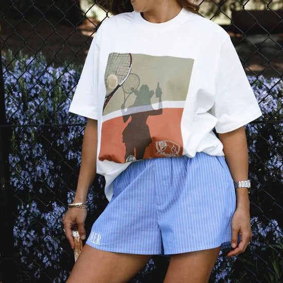 FAR MER FarMer By Whitney Cheers Crew Tee