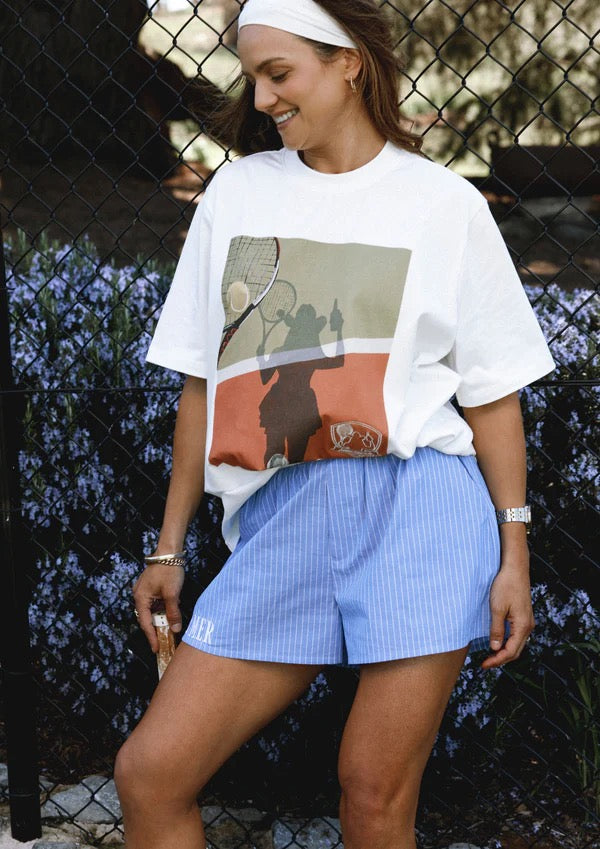 FAR MER FarMer By Whitney Cheers Crew Tee