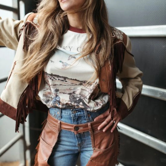 FAR MER FarMer By Whitney Cowboy Camp Tee