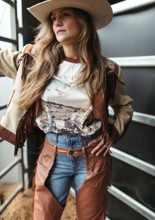 FAR MER FarMer By Whitney Cowboy Camp Tee