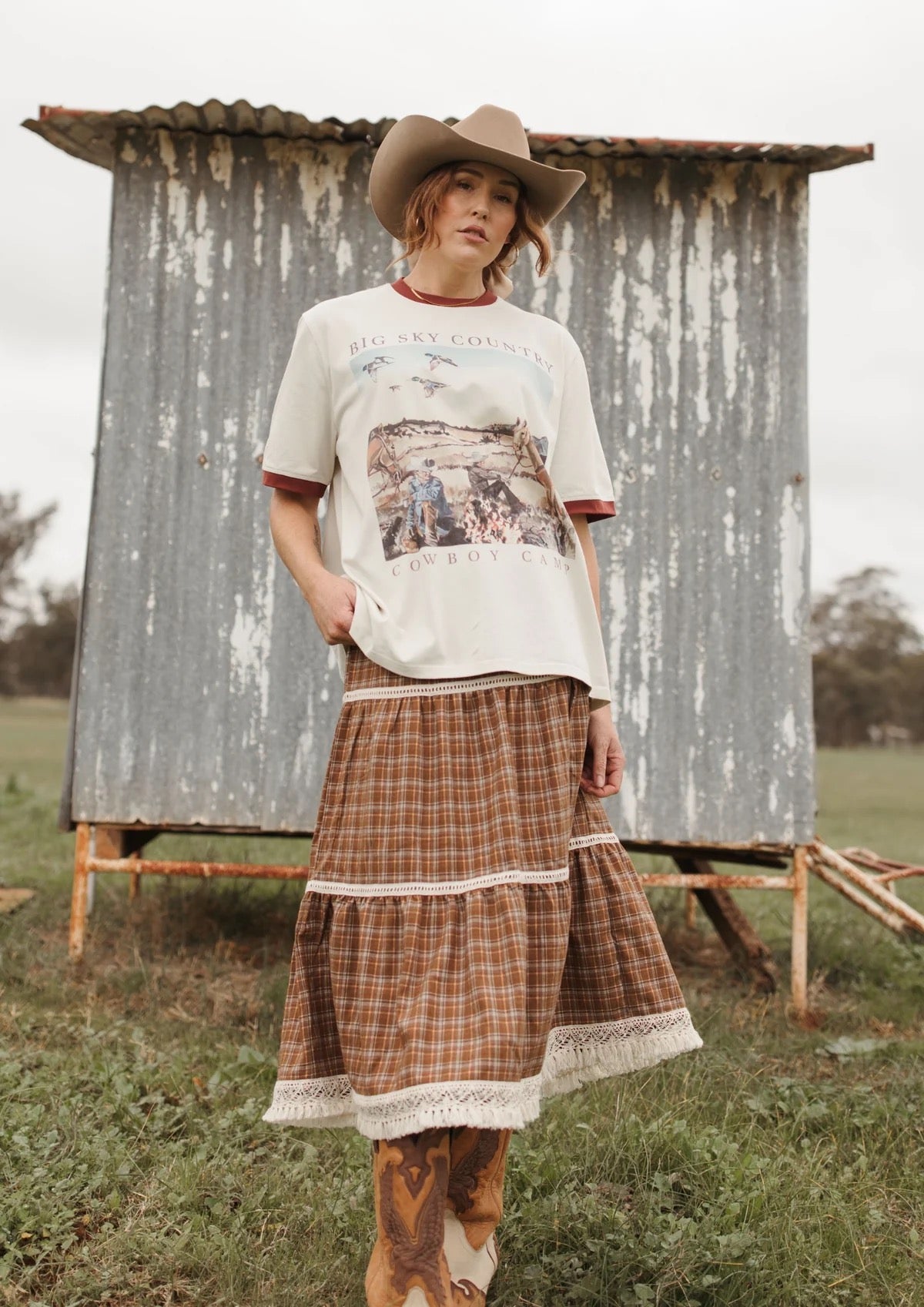 FAR MER FarMer By Whitney Cowboy Camp Tee