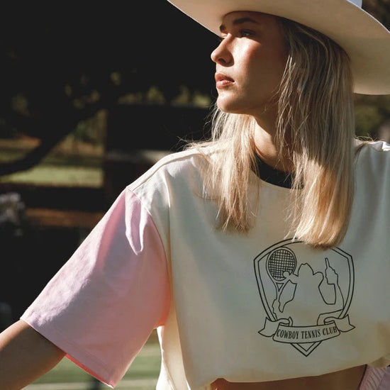 FAR MER FarMer By Whitney Cowboy Tennis Box Tee