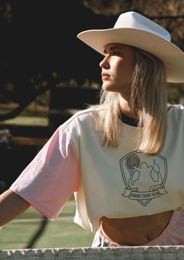 FAR MER FarMer By Whitney Cowboy Tennis Box Tee