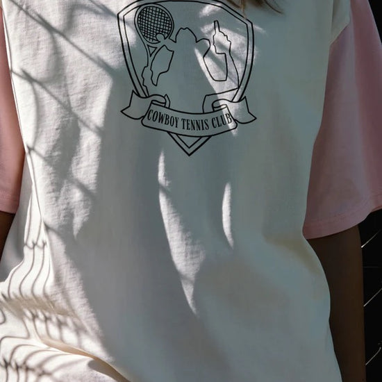 FAR MER FarMer By Whitney Cowboy Tennis Box Tee