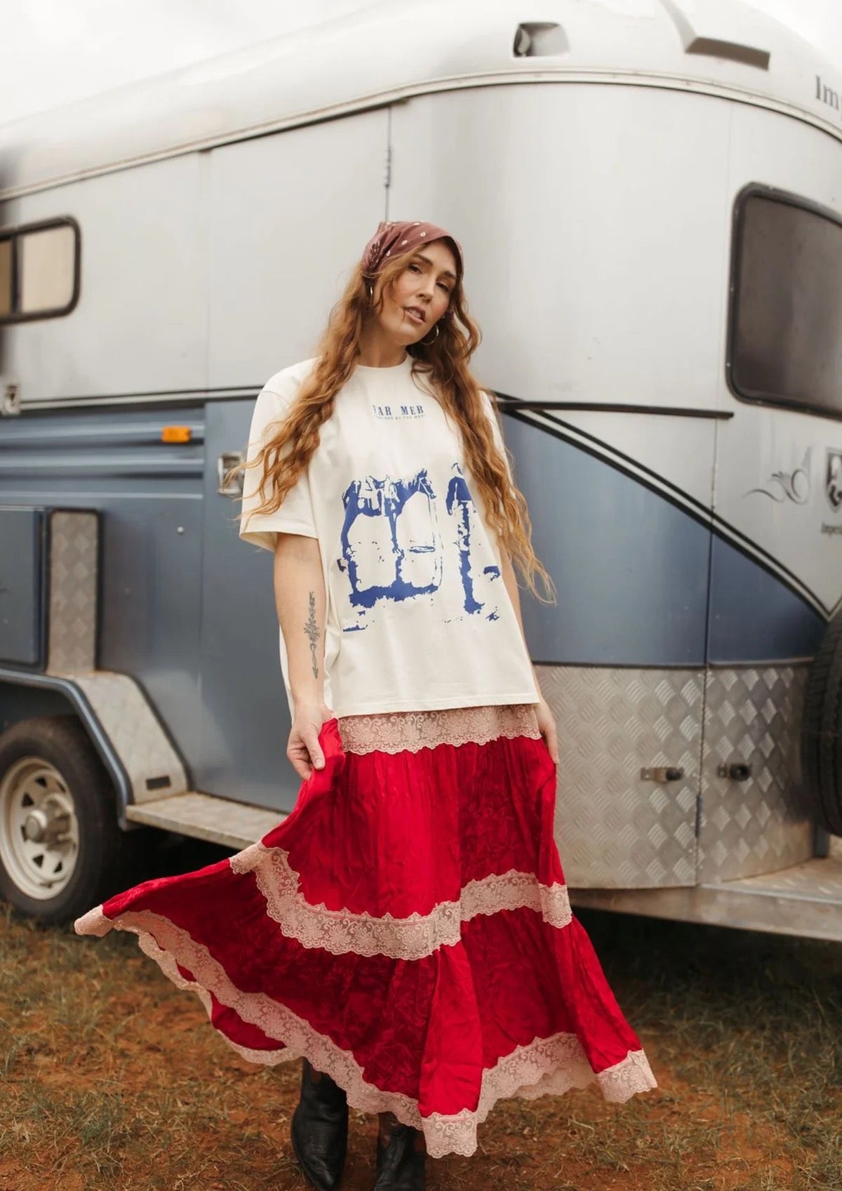 FAR MER FarMer By Whitney Lone Ranger Crew Tee
