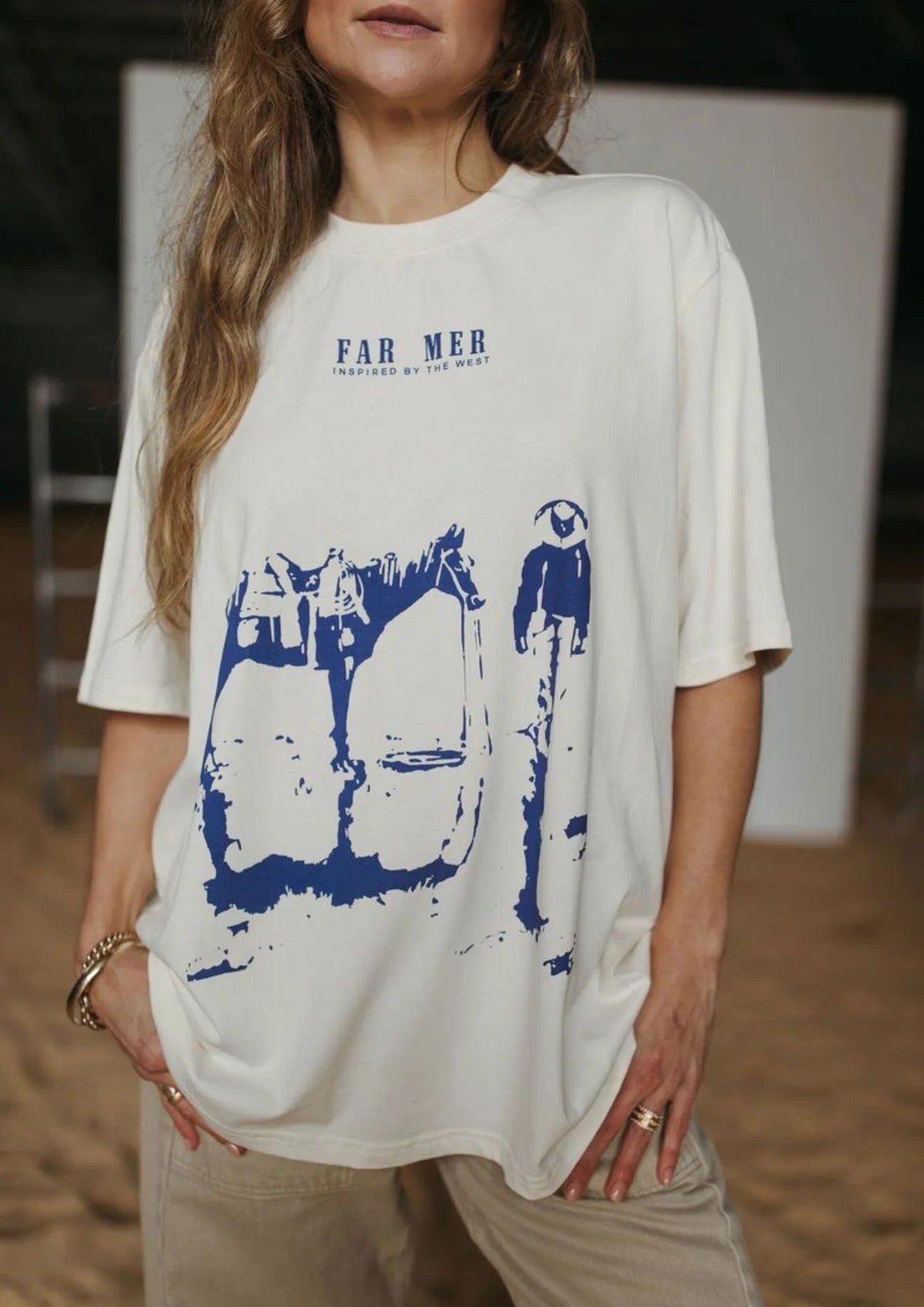 FAR MER FarMer By Whitney Lone Ranger Crew Tee