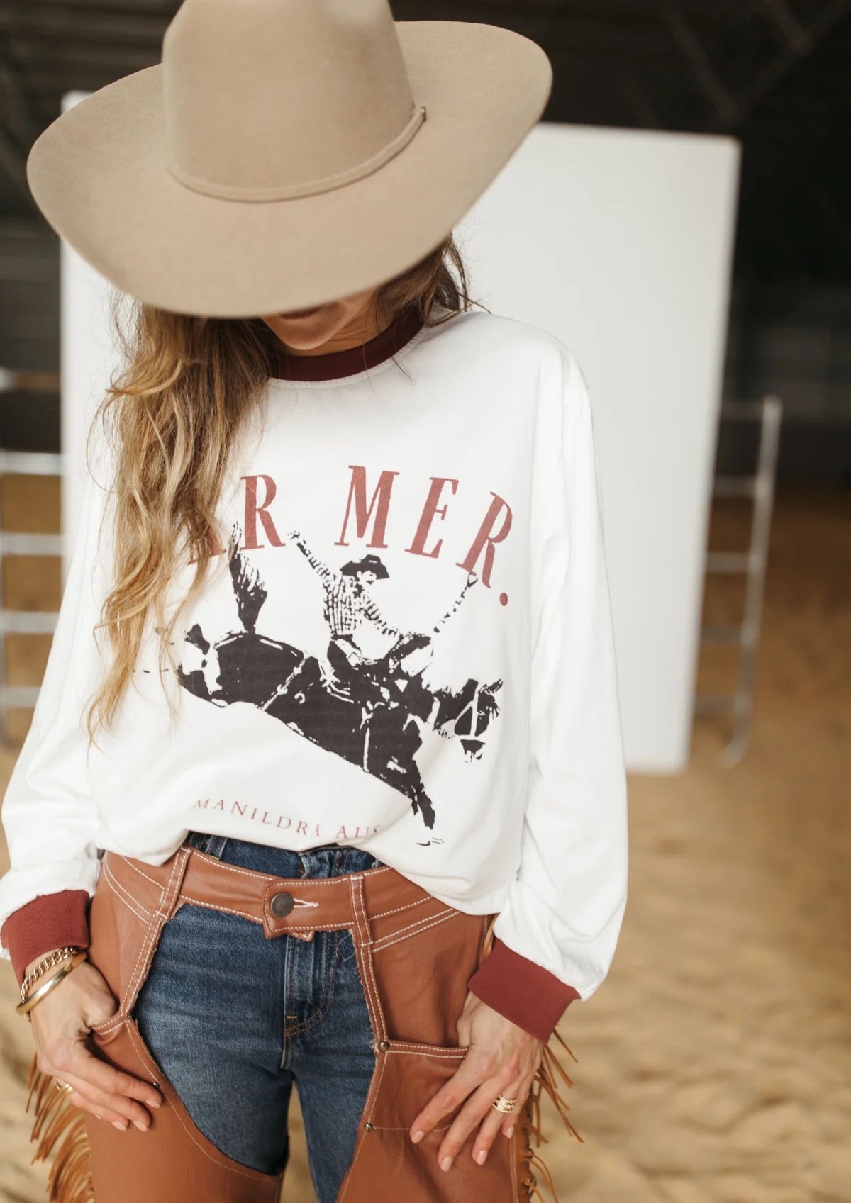 FAR MER FarMer By Whitney Outrider Long Sleeve Tee