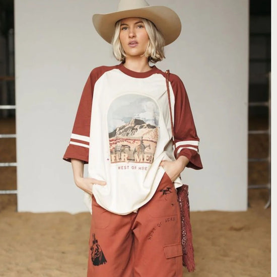 FAR MER FarMer By Whitney West Of Here Raglan Tee