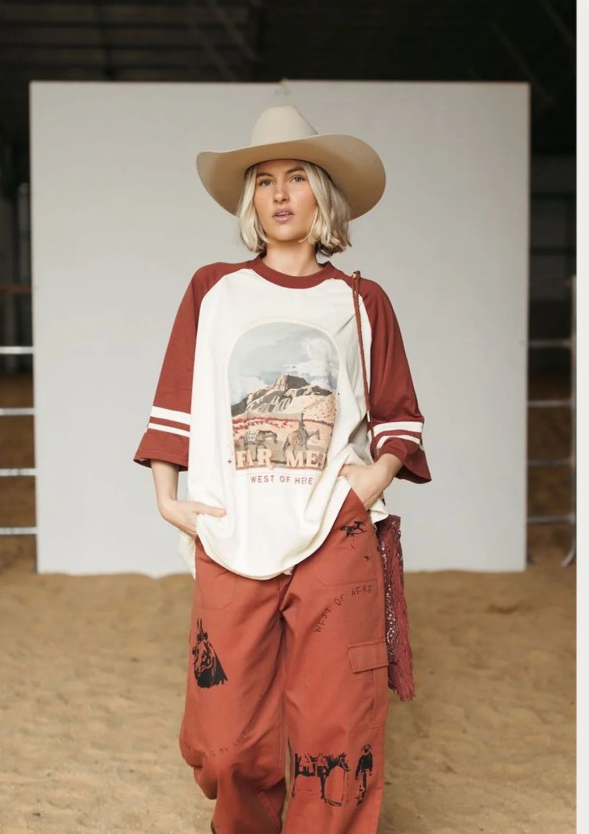 FAR MER FarMer By Whitney West Of Here Raglan Tee
