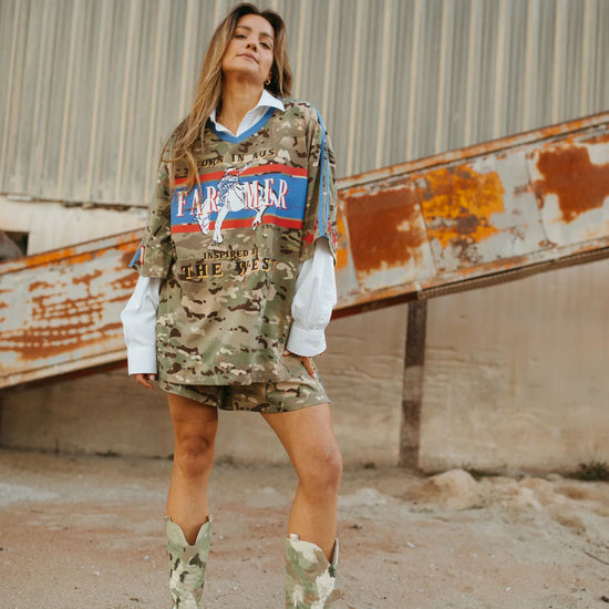 FAR MER FarMer Camo Born In Aus Vee Tee