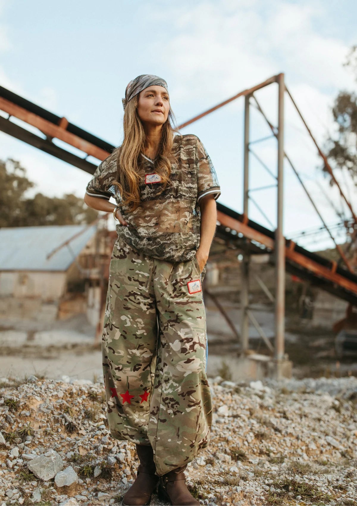 FAR MER FarMer Camo Born Lace Vee