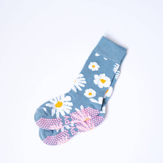 Grippy GRIPPY Daisy Crew Grippy Sock: M/L - From 8.5 to 10 women's AU sizing