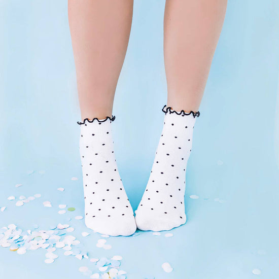 Grippy GRIPPY Dotty Grippy Socks: Black / M/L - Size 8.5 to 10 women's AU
