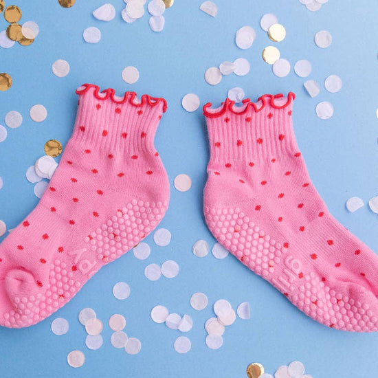 Grippy GRIPPY Dotty Grippy Socks: Black / S/M - Up to size 8 women's AU