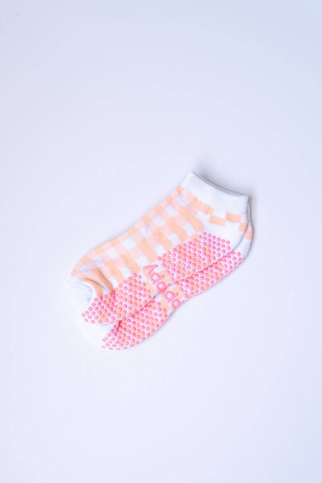Grippy GRIPPY Gingham Ankle Grippy Socks: Green / M/L - Size 8.5 to 10 women's AU sizing