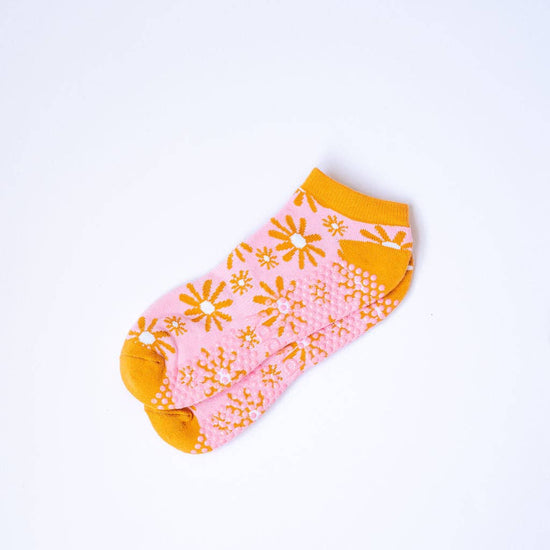 Grippy GRIPPY Sunburst Ankle Grippy Sock: M/L - Size 8.5 to 10 women's AU sizing